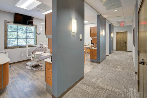 Hallway At Jordan Dentistry Showing Operatory