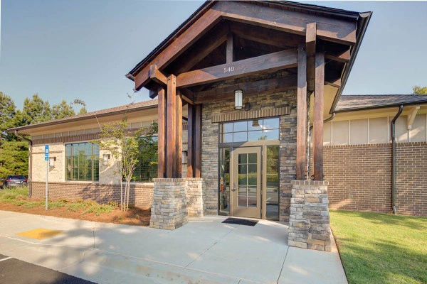 Office Entrance At Jordan Dentistry